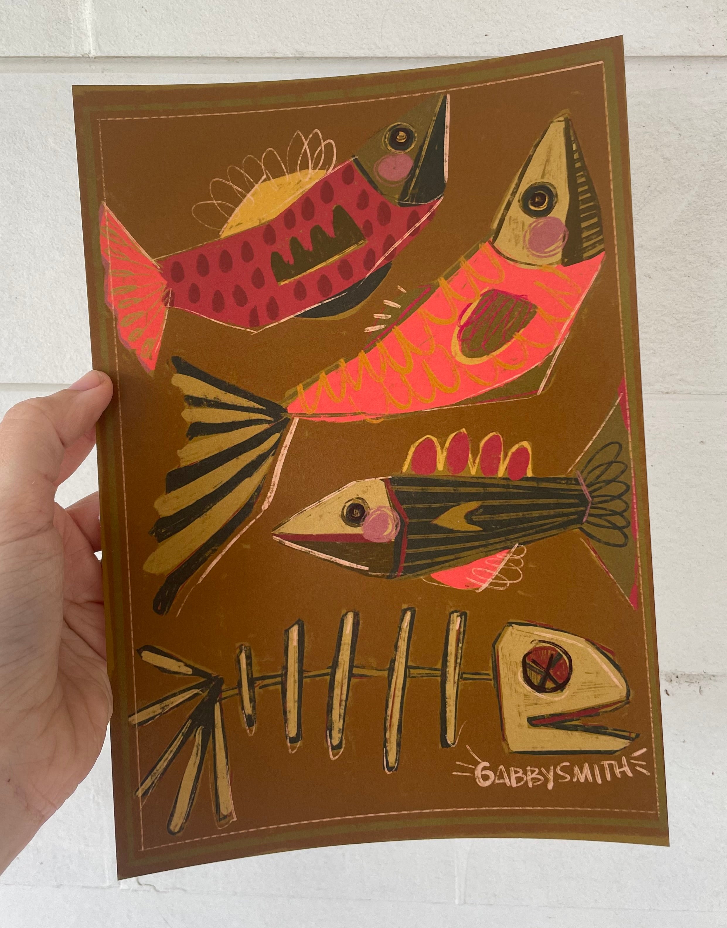 “Fish Parade” Prints