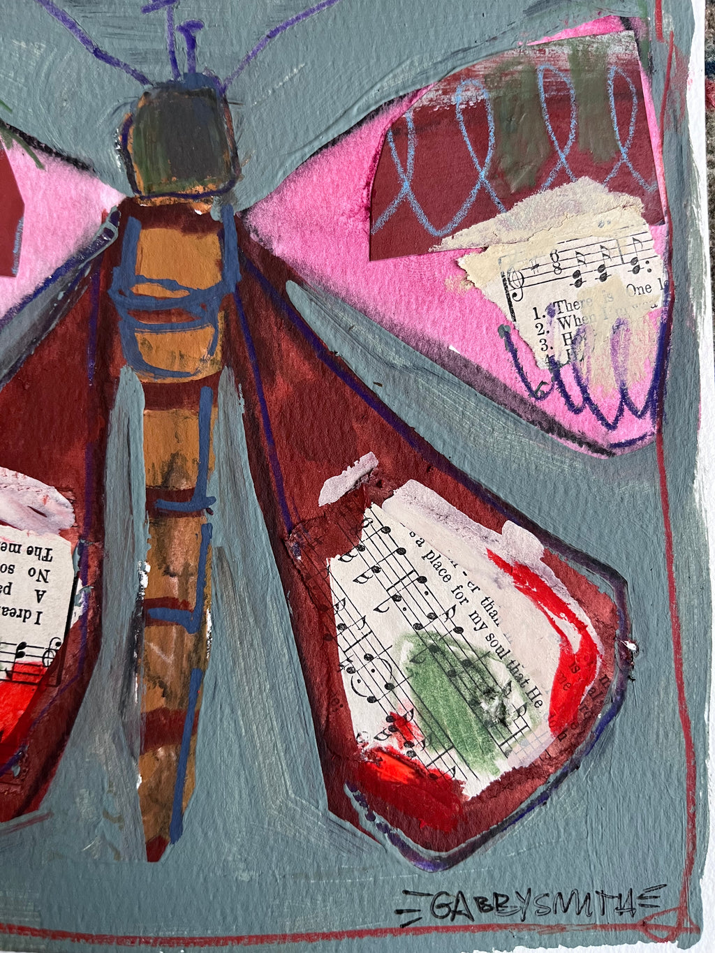 Mixed Media Butterfly