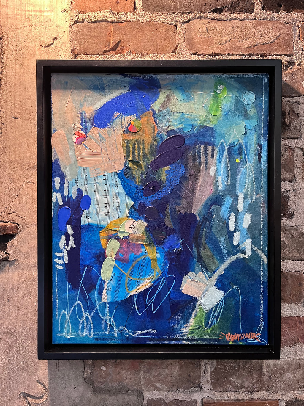 Framed Abstract — “Merciful”