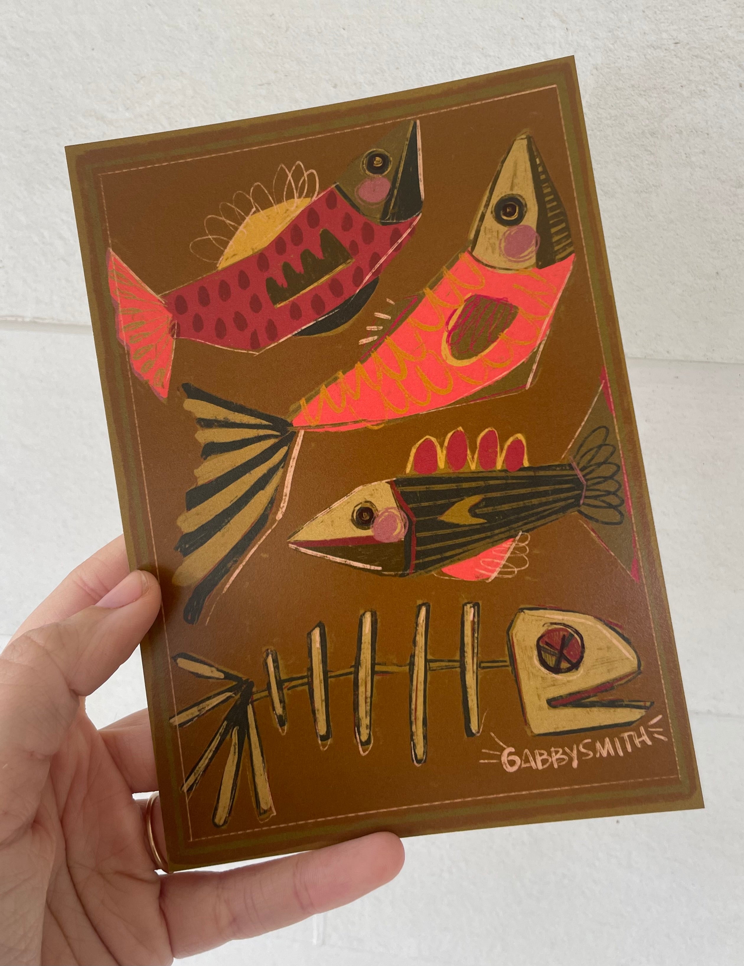 “Fish Parade” Prints