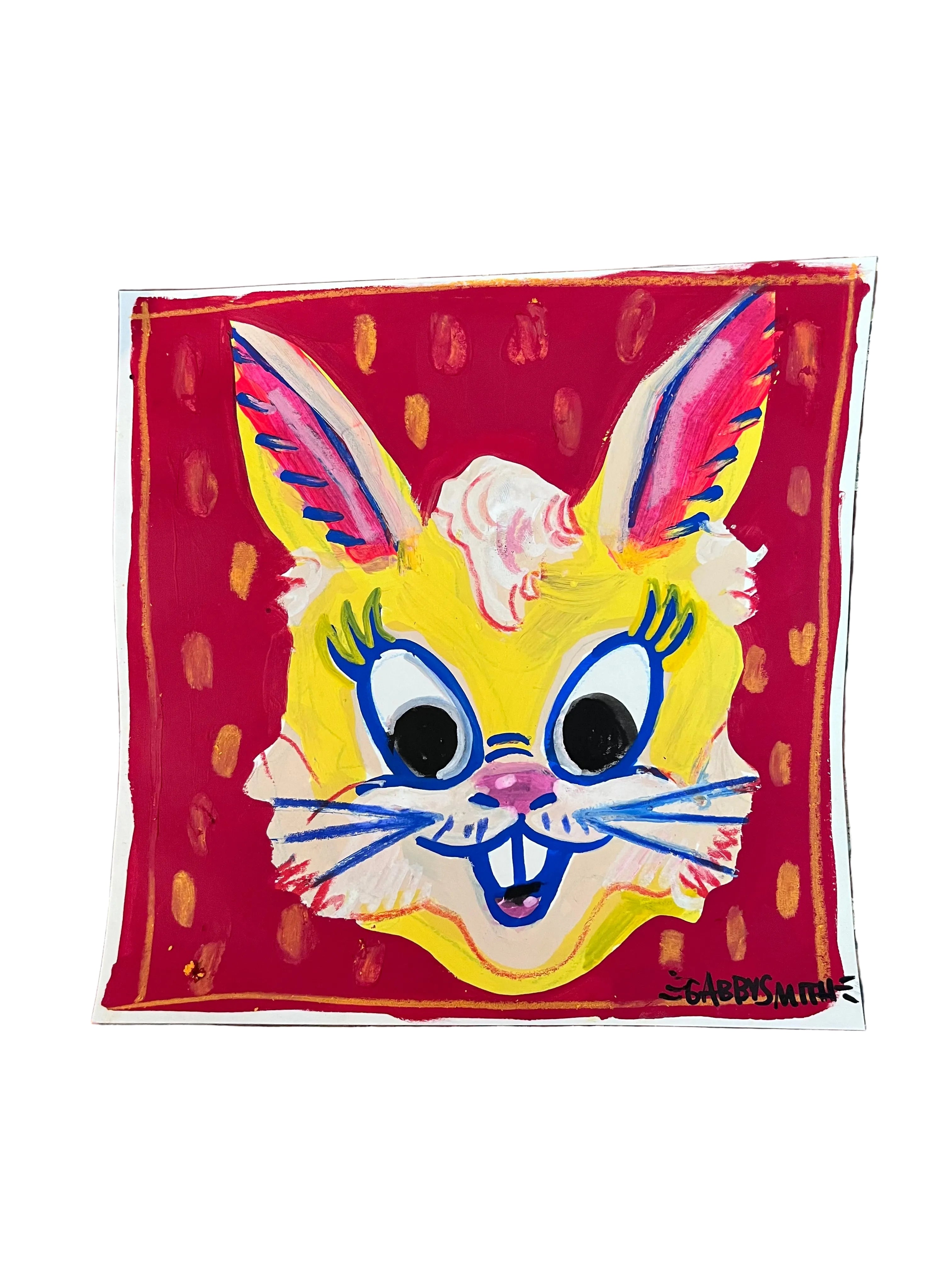 Yellow Bunny Mask