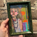 Framed Pearls & Polka girl