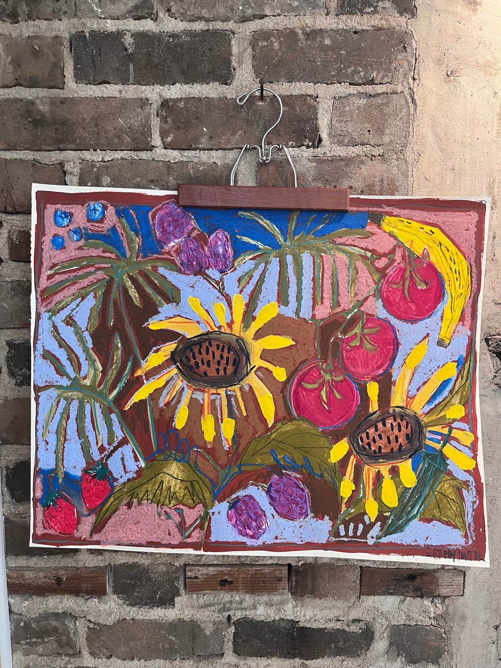 “Farmers Market” Unframed