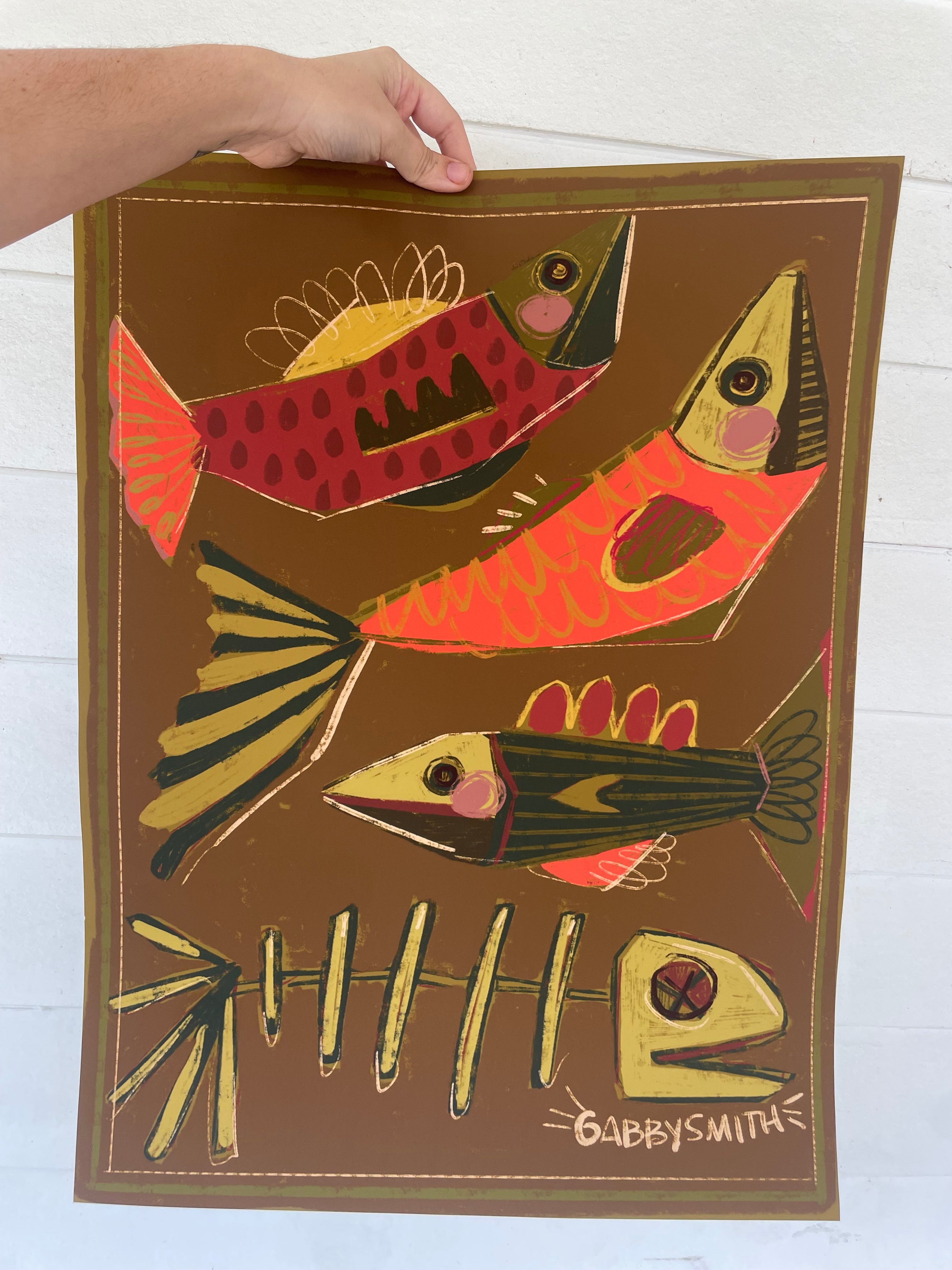 “Fish Parade” Prints