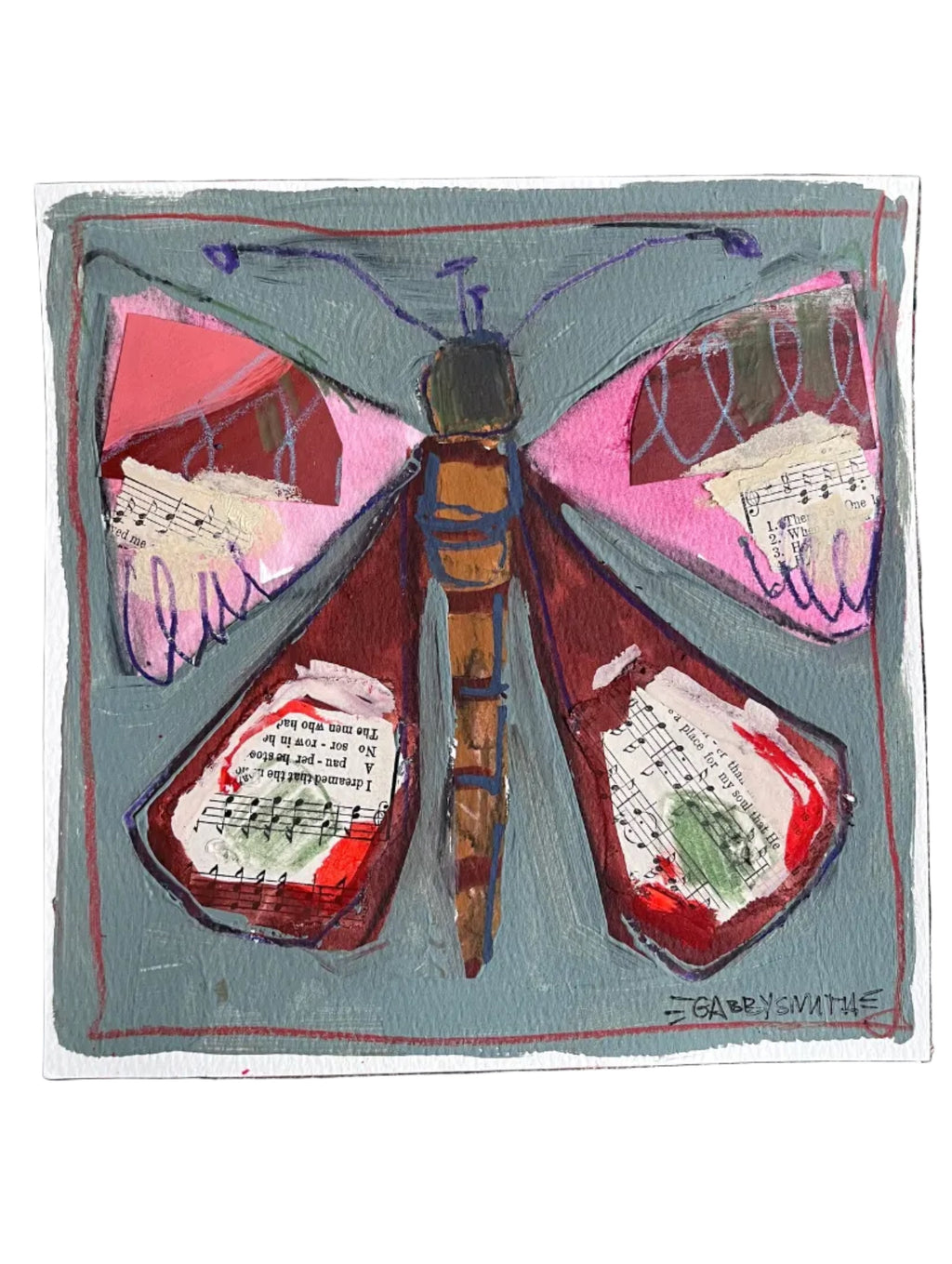 Mixed Media Butterfly