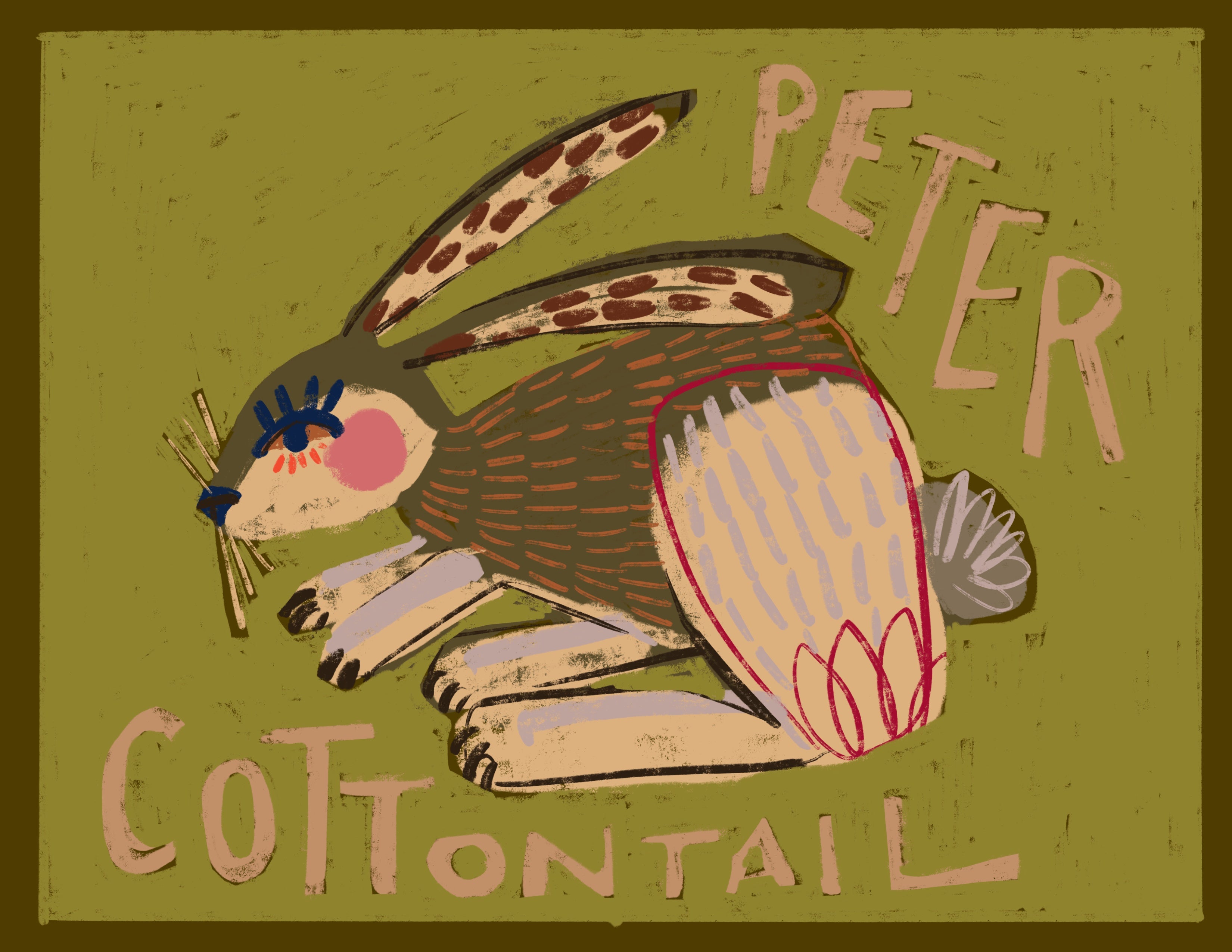 Peter Cottontail Print
