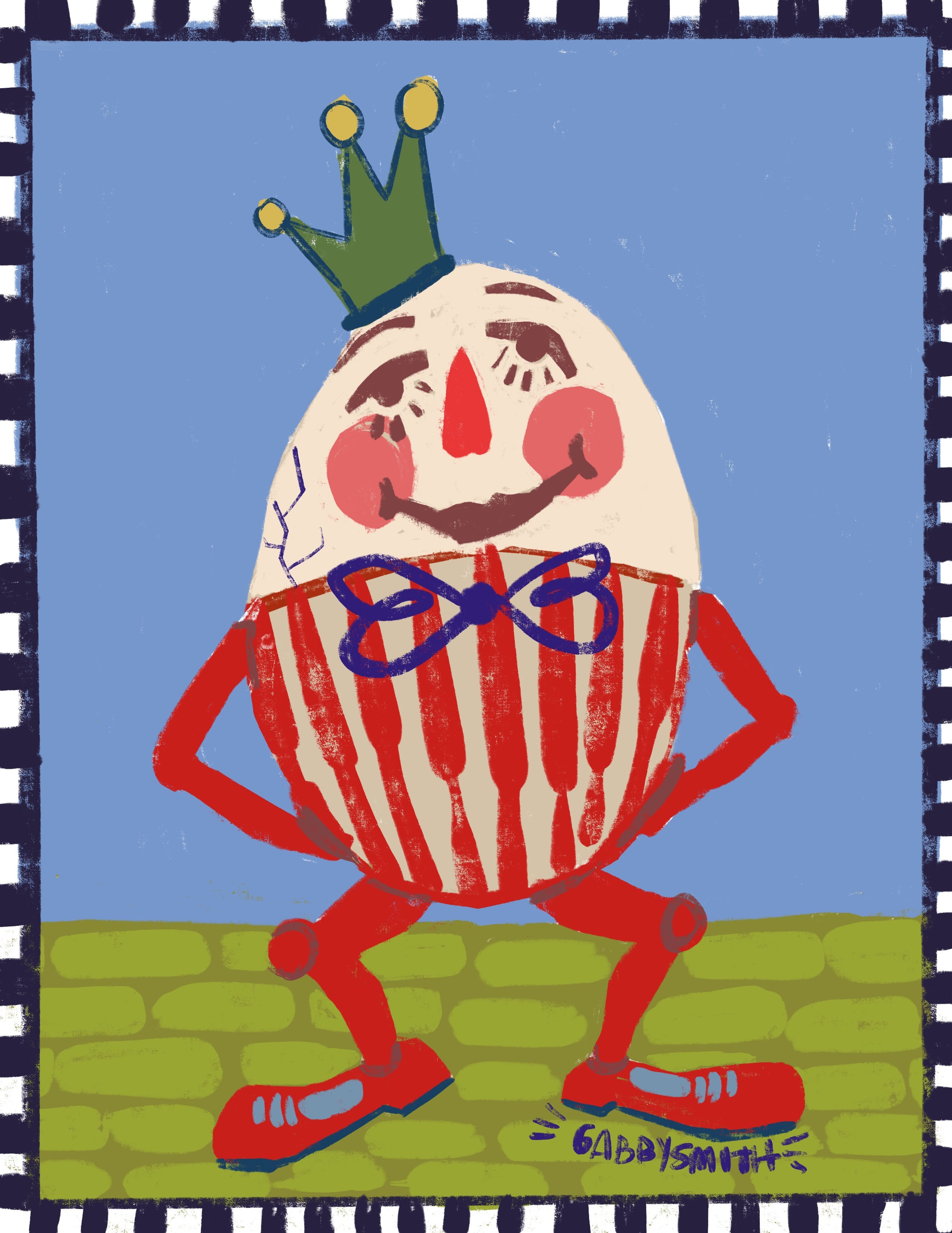 Humpty Dumpty Print